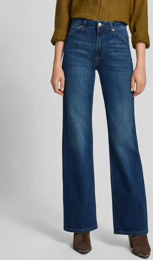 Joop! flared fit jeans met steekzakken model 'Elvira' - Foto 3