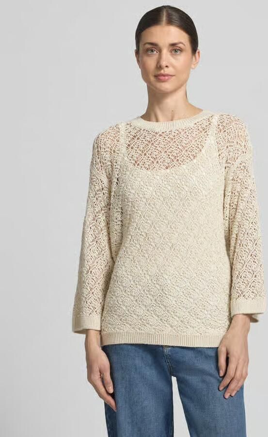 Joop! Gebreide pullover met 3 4-mouw Model 'Kilana' - Foto 2