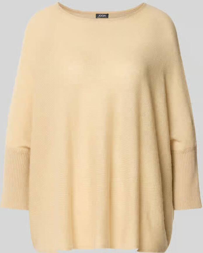 Joop! Gebreide pullover van kasjmier met 3 4-mouwen