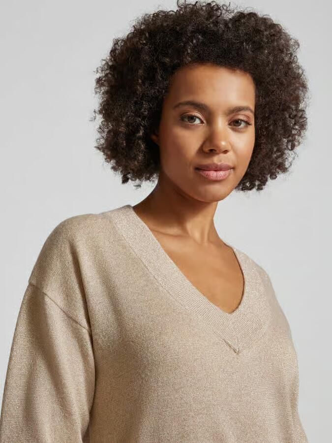 Joop! Gouden glinsterende dames trui Beige Dames - Foto 2