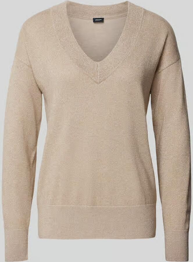 Joop! Gouden glinsterende dames trui Beige Dames