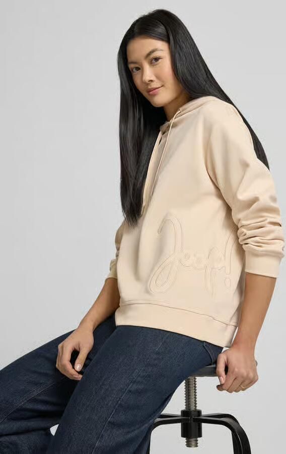 Joop! Hoodie met labelstitching model 'Tansu' - Foto 2