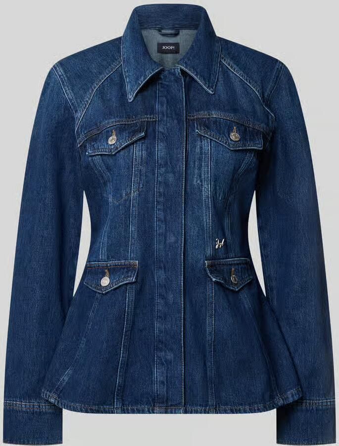 Joop! jeansjack met borstzakken