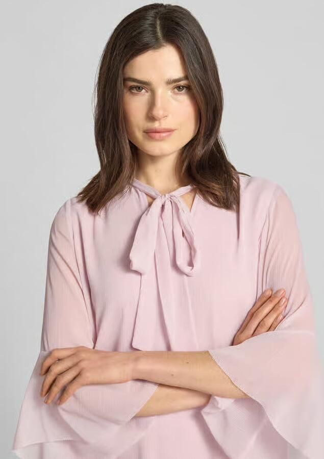 Joop! Knie-lang jurk met strikdetail model 'Denia'