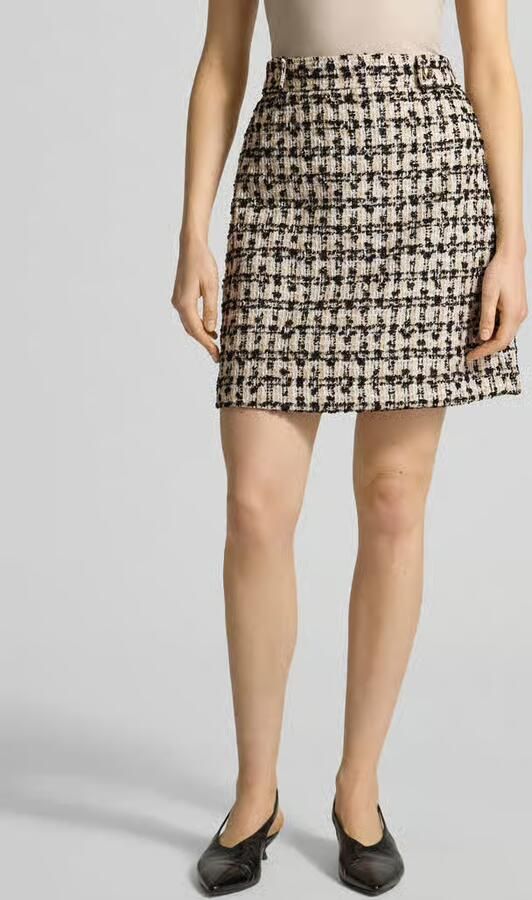 Joop! Knie-lange rok met labeldetail model 'Scara' - Foto 3
