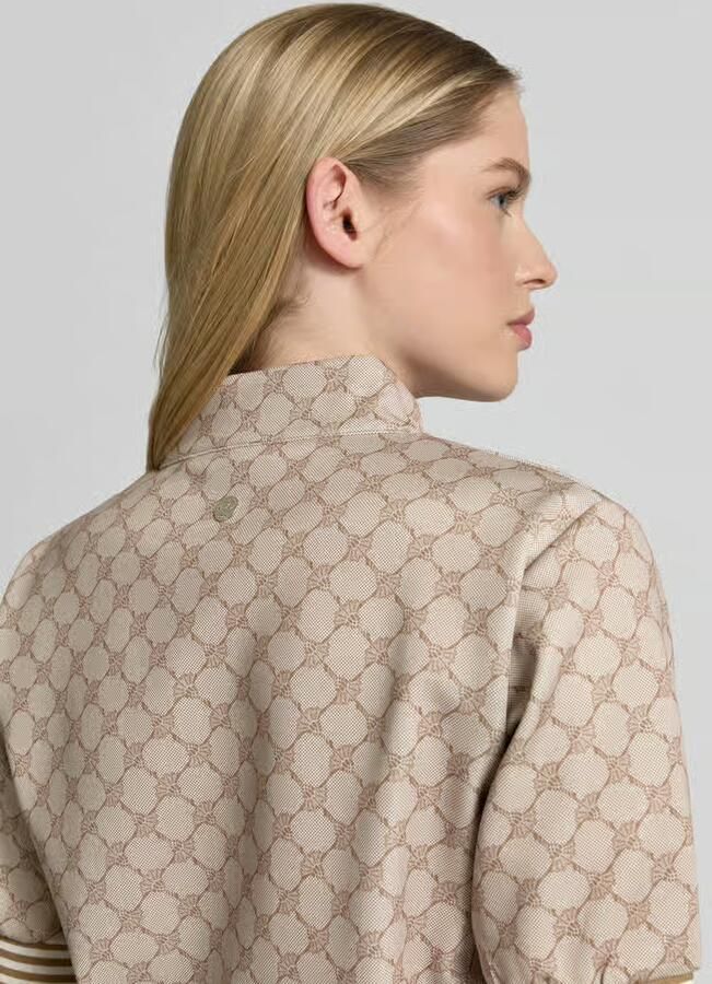 Joop! Knielange jurk met opstaande kraag model 'Toina'