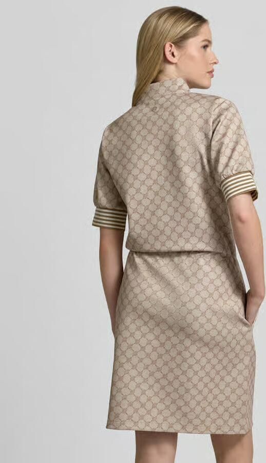 Joop! Knielange jurk met opstaande kraag model 'Toina' - Foto 3