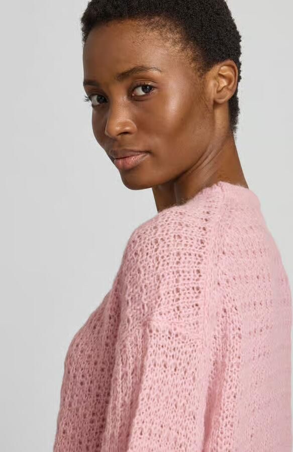 Joop! Loose fit gebreide pullover met alpaca met wol model 'Kasita'
