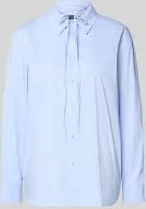 Joop! Loose fit overhemdblouse van viscosemix model 'Beora'