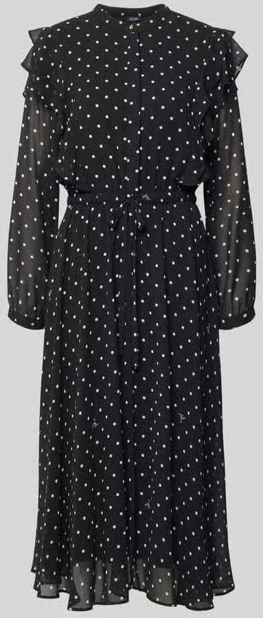 Joop! Midi-jurk in all-over look met Strikceintuur - Foto 2