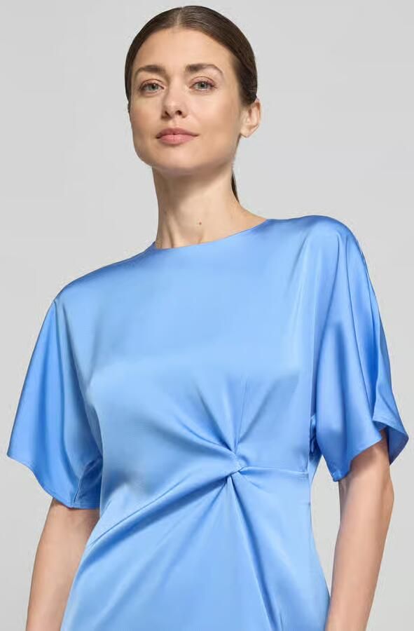 Joop! midi-jurk met knoopdetail model 'Dela'