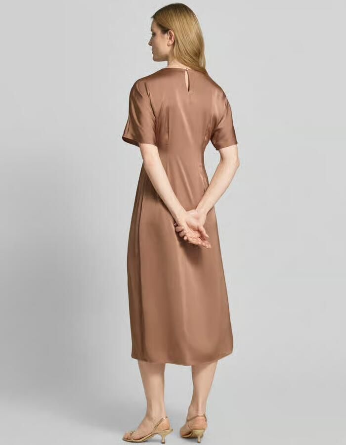 Joop! midi-jurk met knoopdetail model 'Dela'