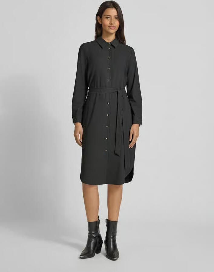 Joop! Midi-jurk met strikceintuur model 'DALINA' - Foto 2