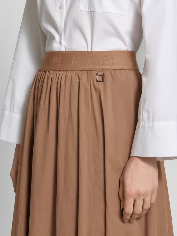 Joop! midirok met elastische band met logo