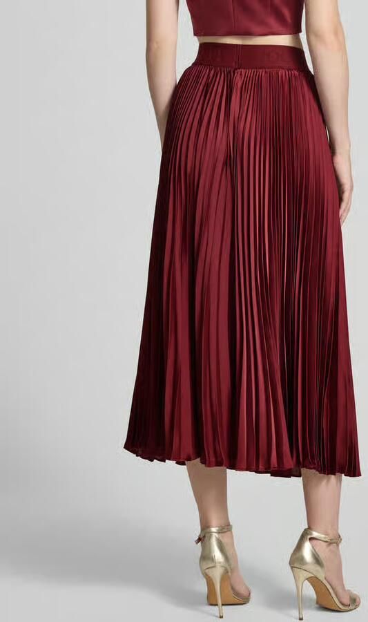 Joop! Midirok met plissévouwen