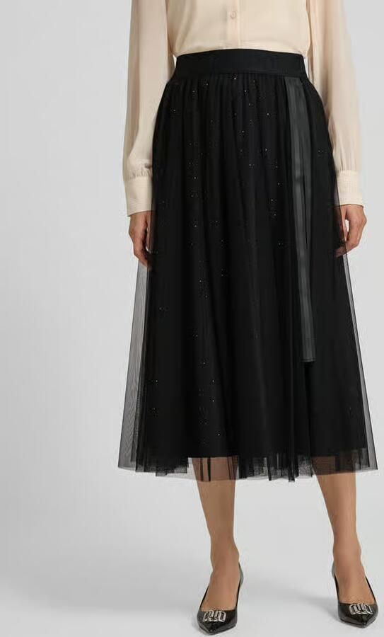 Joop! Midirok van tule met elastisch band Model 'Frida' - Foto 2