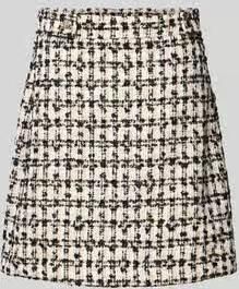 Joop! Knie-lange rok met labeldetail model 'Scara'