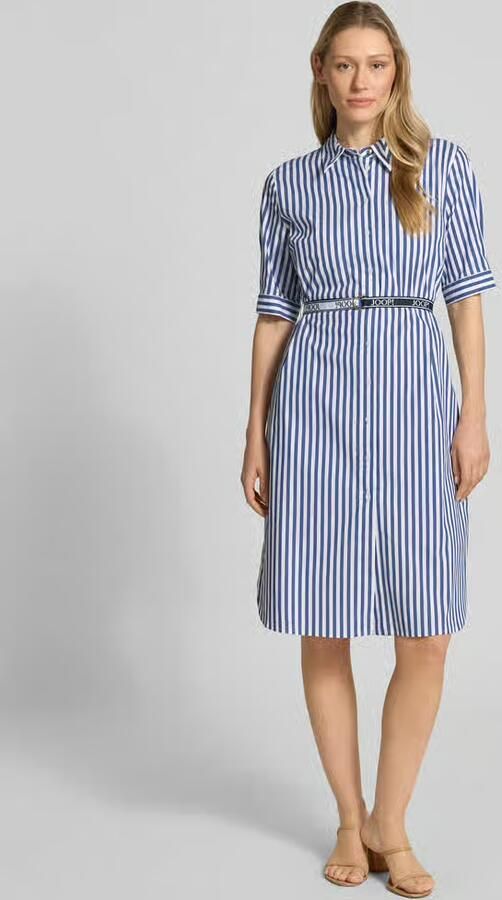 Joop! Overhemdjurk met riem model 'Dominique2' - Foto 3
