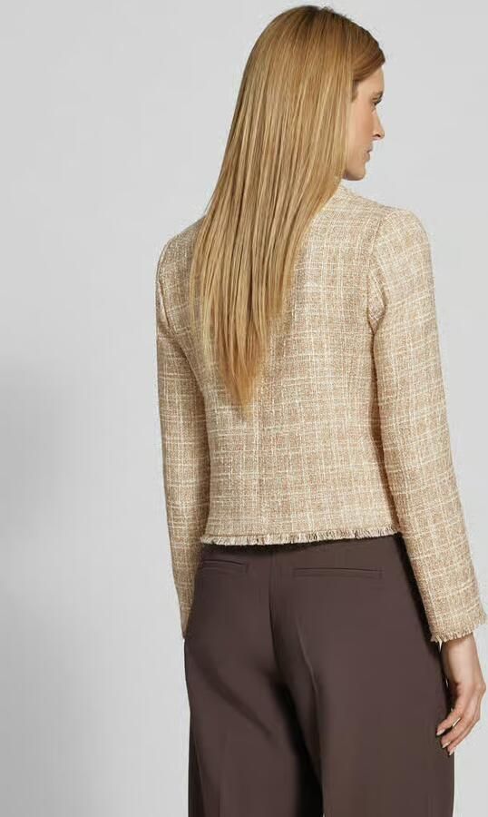 Joop! Regular fit blazer met franjes Model 'Julice' - Foto 4