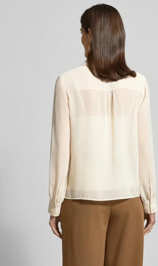 Joop! Regular fit blouse in semi-transparante look - Foto 3