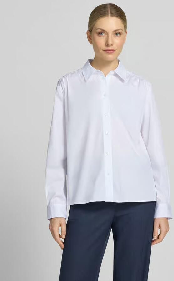 Joop! Regular fit blouse met lange mouwen van katoenmix model 'Bellanca' - Foto 2