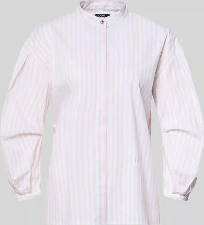 Joop! regular fit blouse met lange mouwen van katoenmix model 'Badrani' - Foto 2