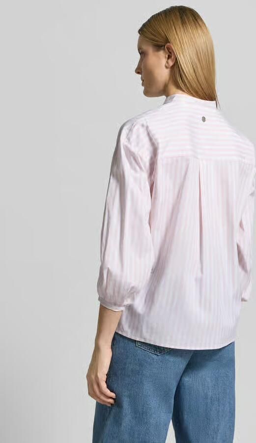 Joop! regular fit blouse met lange mouwen van katoenmix model 'Badrani' - Foto 3