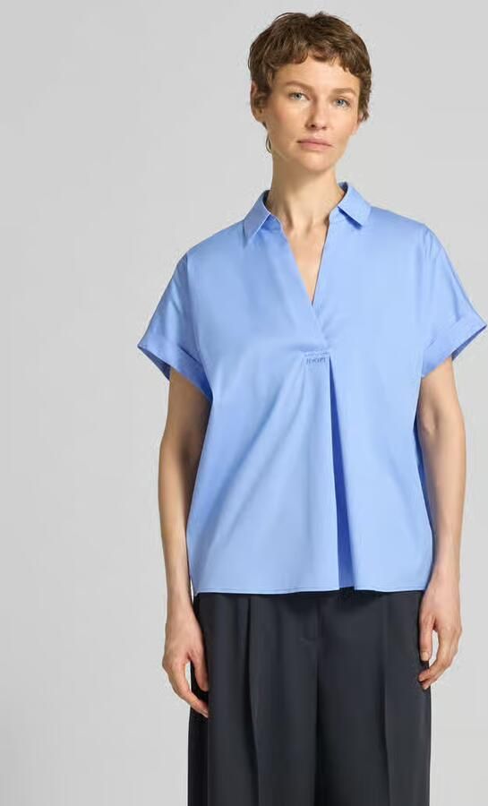 Joop! regular fit blouse met V-hals model 'Basilia' - Foto 4
