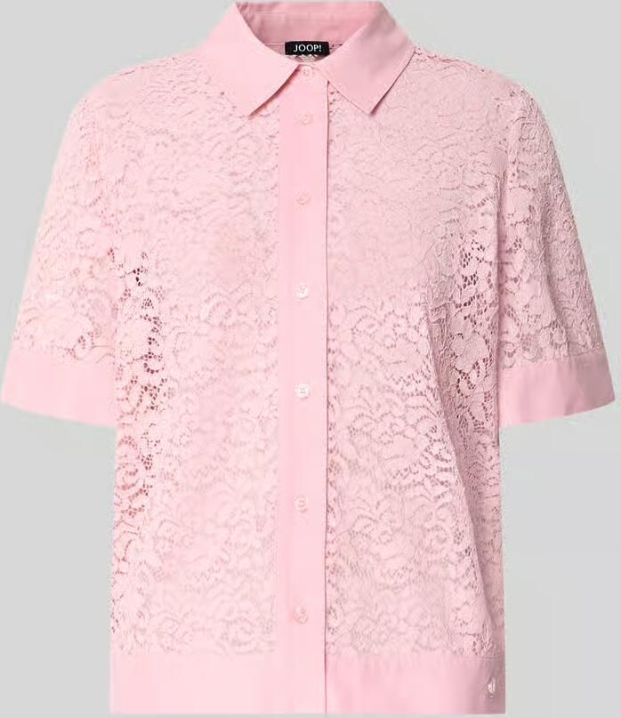 Joop! regular fit blouse van kant model 'Blandine'