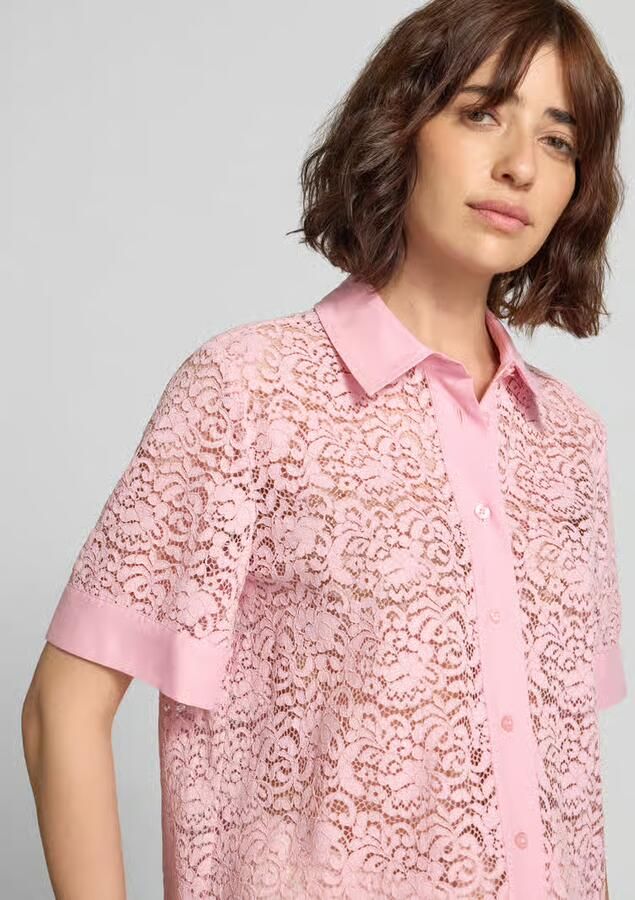 Joop! regular fit blouse van kant model 'Blandine' - Foto 2