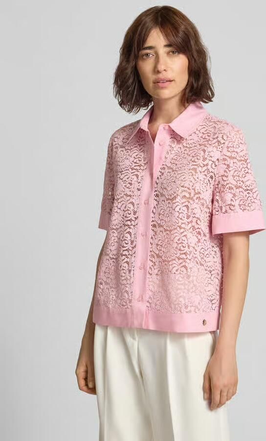 Joop! regular fit blouse van kant model 'Blandine' - Foto 4