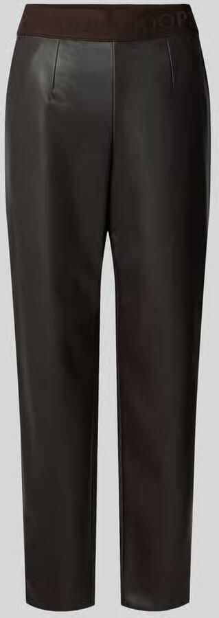 Joop! Regular fit broek in leerlook model 'PATRICIA'