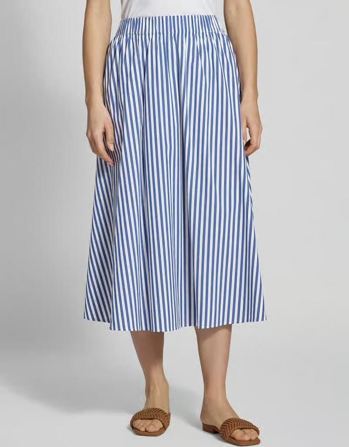 Joop! Regular fit midirok met elastisch band model 'Saskia' - Foto 2
