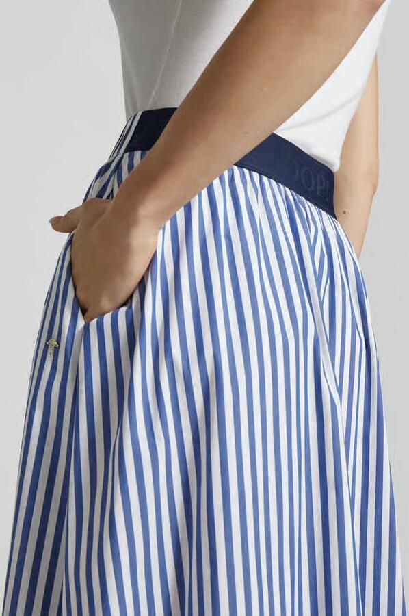Joop! Regular fit midirok met elastische band model 'Saskia' - Foto 2