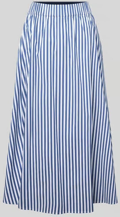 Joop! Regular fit midirok met elastische band model 'Saskia'