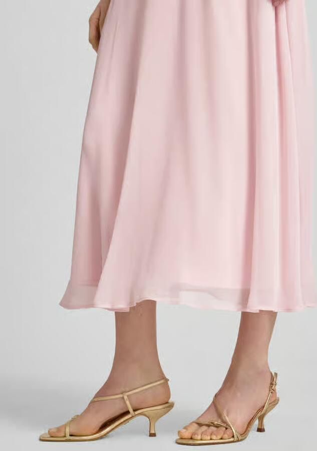 Joop! regular fit midirok met logo-detail model 'Sari'