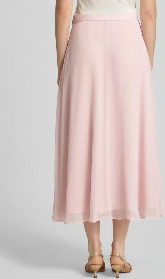 Joop! regular fit midirok met logo-detail model 'Sari'