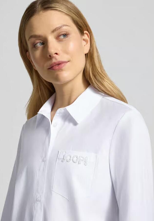 Joop! Regular fit overhemdblouse met borstzak model 'Bella' - Foto 2