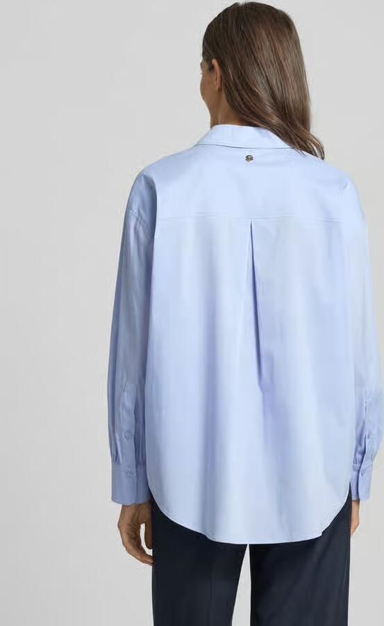 Joop! Regular fit overhemdblouse met logostitching model 'Bernadette'