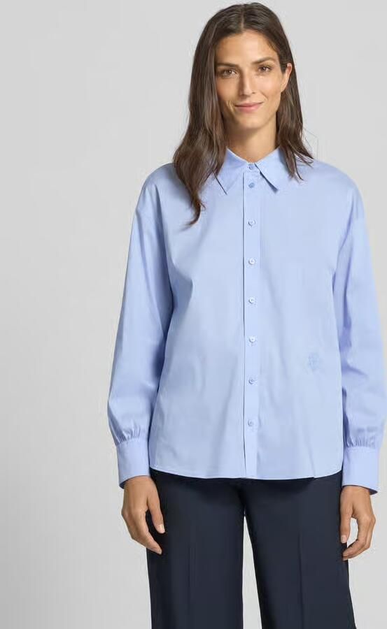 Joop! Regular fit overhemdblouse met logostitching model 'Bernadette' - Foto 2
