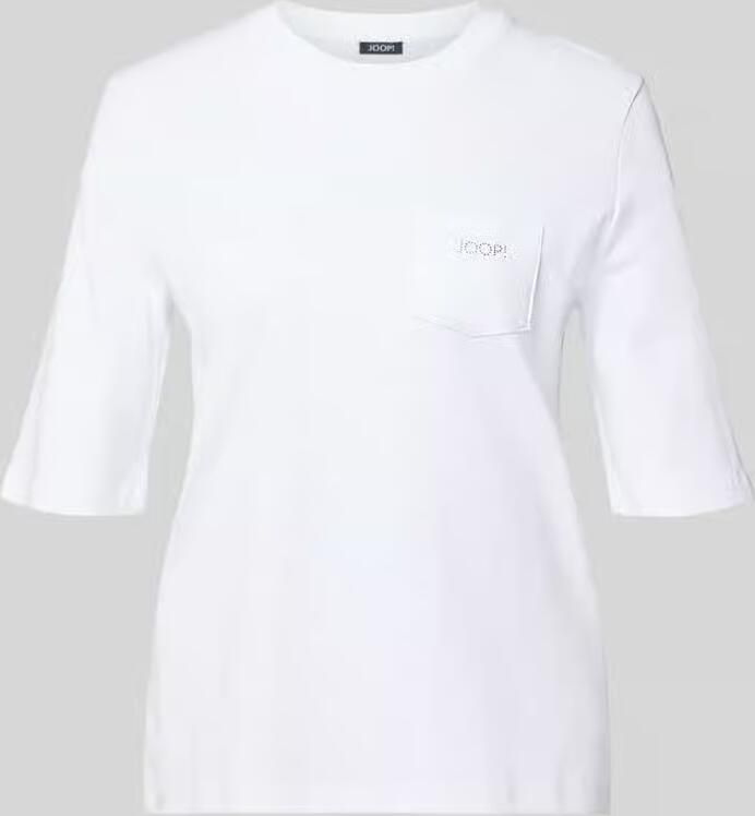Joop! regular fit t-shirt met borstzak model 'Tonja' - Foto 2