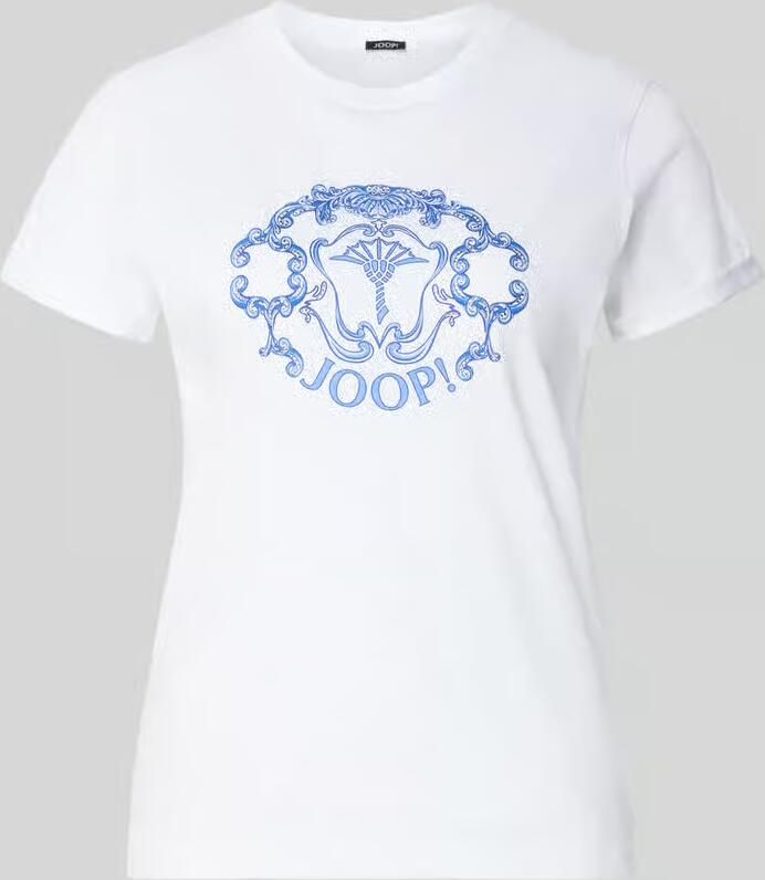 Joop! regular fit T-shirt met strass-steentjes model 'Tulya' - Foto 2