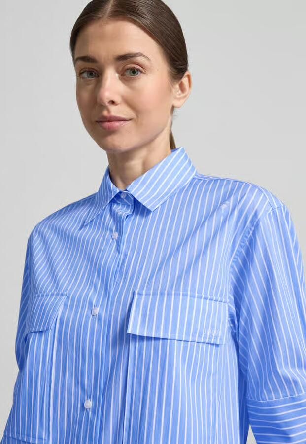 Joop! relaxed fit overhemdjurk met borstzakken model 'Daliya'