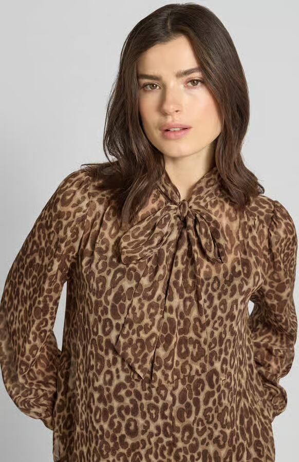 Joop! Schluppenblouse met ballonmouwen model 'Bettina'