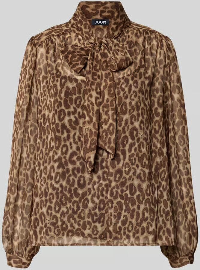 Joop! Schluppenblouse met ballonmouwen model 'Bettina' - Foto 2