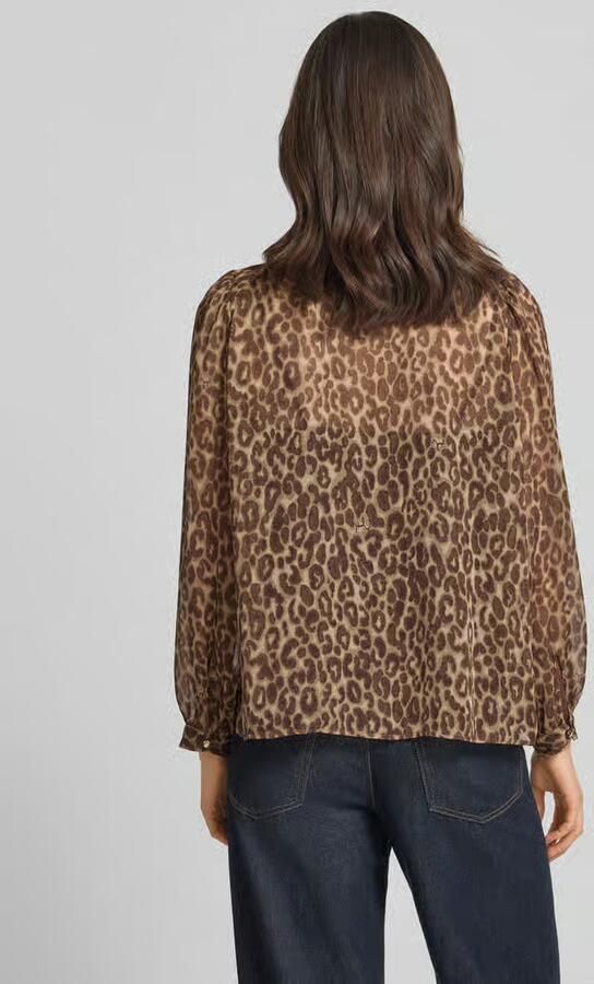 Joop! Schluppenblouse met ballonmouwen model 'Bettina' - Foto 2