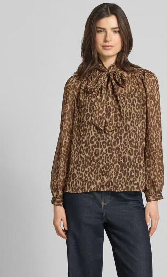 Joop! Schluppenblouse met ballonmouwen model 'Bettina' - Foto 3