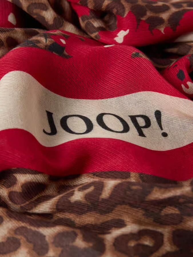Joop! Sjaal met all-over dierenprint model 'Adalia'
