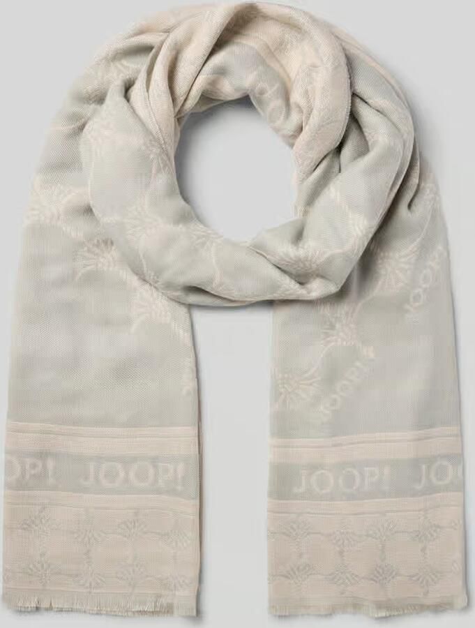 Joop! Sjaal met labelprint