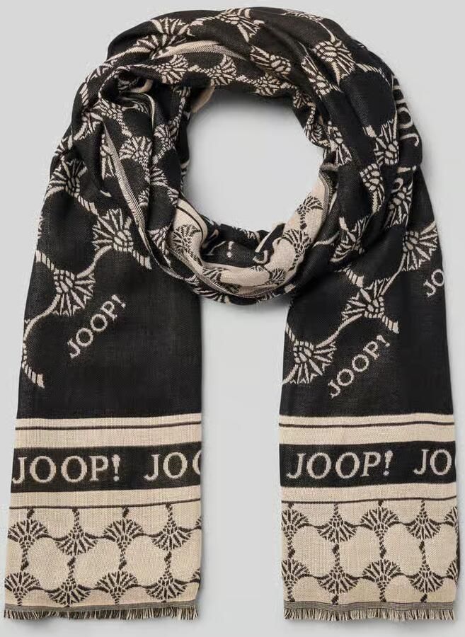 Joop! Sjaal met labelprint